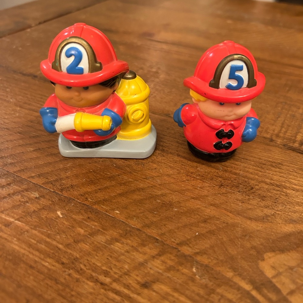 Bundle of Little Tikes firefighters as is
